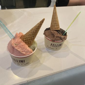 Fellini Gelato & Caffe - Strawberry & Pistachio - Coffee & Tea Near Me - Houston, Texas Fellini Gelato & Caffe - Strawberry & Pistachio - Coffee & Tea Near Me - Houston, Texas