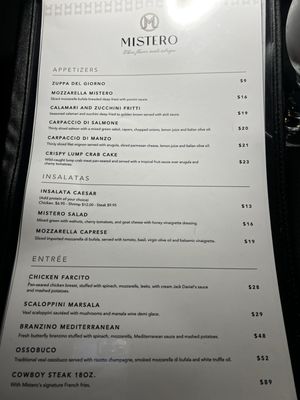 Menu photo 1 Mistero Miami, FL Menu photo 1 Mistero Miami, FL