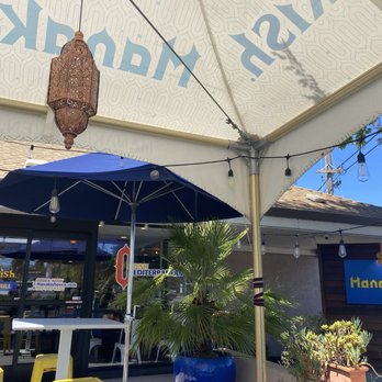 Manakish Oven & Grill - Outdoor eating - nice shade and lantern - Mediterranean Near Me - Walnut Creek, California Manakish Oven & Grill - Outdoor eating - nice shade and lantern - Mediterranean Near Me - Walnut Creek, California