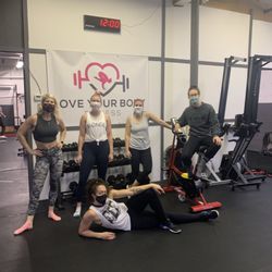 Love Your Body Fitness - Coaches and clients after a fun workout!