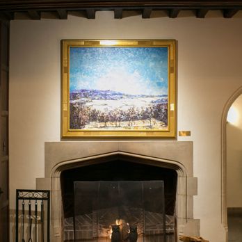Aldie Mansion - Winter fire at the Aldie Mansion  http://www.laurenschwarzphotography.com/ - Venues & Event Spaces Near Me - Doylestown, Pennsylvania