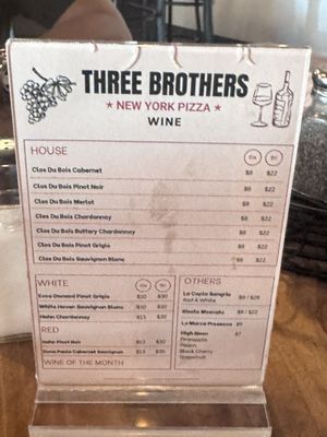 Menu photo 1 Three Brothers Pizza Odessa, FL Menu photo 1 Three Brothers Pizza Odessa, FL