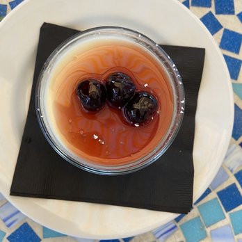 Locanda Positano - Panna cotta with cherry syrup - Italian Near Me - Lafayette, California