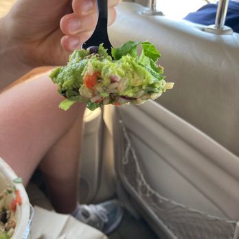 Chipotle Mexican Grill - A half of a avacado in the Quac I payed extra for (not properly prepared) - Mexican Near Me - Harrisonburg, Virginia Chipotle Mexican Grill - A half of a avacado in the Quac I payed extra for (not properly prepared) - Mexican Near Me - Harrisonburg, Virginia
