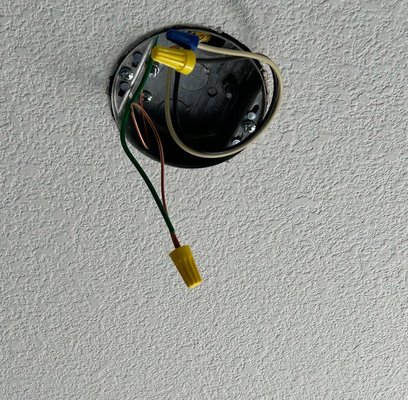 Ceiling Fan Box Installed - Ceiling fan new box installed Ceiling Fan Box Installed - Ceiling fan new box installed