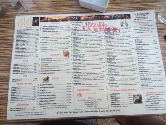 Menu photo 4 La Lombardie Dormans, 51