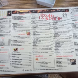 La Lombardie - Menu