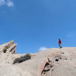 Kids loved rock scrambling here
