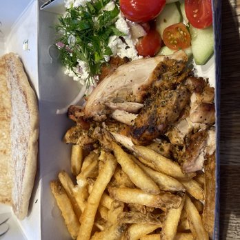 Saloniki Greek - Serving was smaller than I thouht it'd be. - Greek Near Me - Boston, Massachusetts Saloniki Greek - Serving was smaller than I thouht it'd be. - Greek Near Me - Boston, Massachusetts
