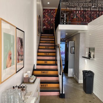 Parakeet Juicery - Upstairs seating in coffee side - Juice Bars & Smoothies Near Me - Coronado, California Parakeet Juicery - Upstairs seating in coffee side - Juice Bars & Smoothies Near Me - Coronado, California