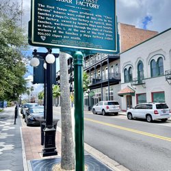 Historic Ybor City District - Interesting signs about history of the area