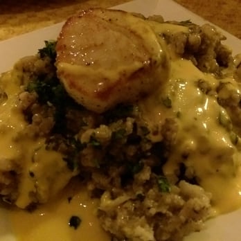 The Jackson Grill - Mushroom Risotto with a Jumbo Scallop - Steakhouses Near Me - Milwaukee, Wisconsin