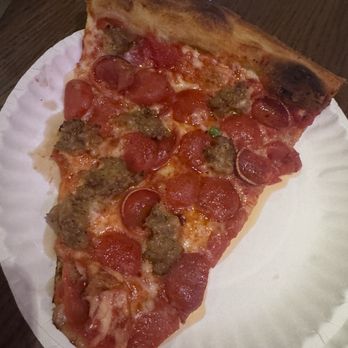 Andy’s Pizza - Ballston - Sausage/Pepperoni Slice - Pizza Near Me - Arlington, Virginia
