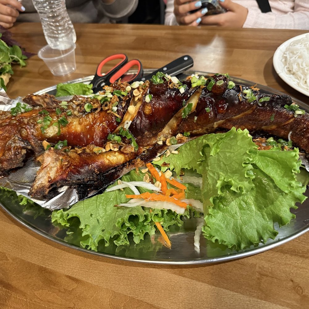 Saigon Jade Restaurant - Grilled Catfish with Noodles, Veggies, and Rice Paper - Vietnamese Near Me - Mesa, Arizona Saigon Jade Restaurant - Grilled Catfish with Noodles, Veggies, and Rice Paper - Vietnamese Near Me - Mesa, Arizona