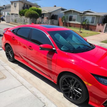G5 Tint Shop - Passengers side 35 rear , 50 front,  70 windshield - Home Window Tinting Near Me - Pasadena, California