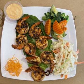 The Juicy Seafood Mayport - Blackened Mayport Shrimp basket with coleslaw and seasonal veggies. - Seafood Near Me - Atlantic Beach, Florida The Juicy Seafood Mayport - Blackened Mayport Shrimp basket with coleslaw and seasonal veggies. - Seafood Near Me - Atlantic Beach, Florida