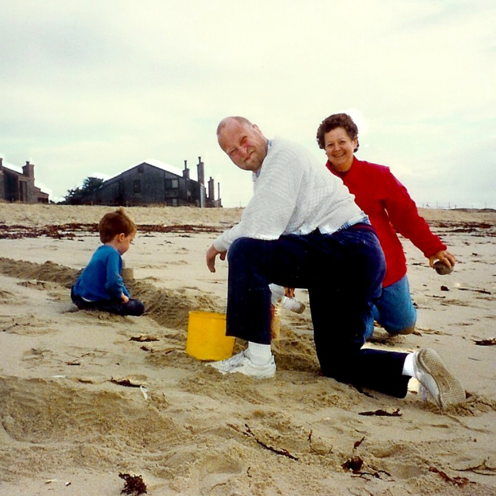 Monterey Dunes Colony - Me (when I was around five years old), my dad, and my aunt down at the beach at Monterey Dunes Colony. - Vacation Rentals Near Me - Castroville, California