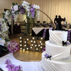 Gala Event Hall - Ube wedding cake! from Elite bakery Union City