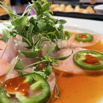Tora Japanese Kitchen - Yellowtail Jalapeno Carpaccio - Asian Fusion Near Me - Los Angeles, California Tora Japanese Kitchen - Yellowtail Jalapeno Carpaccio - Asian Fusion Near Me - Los Angeles, California