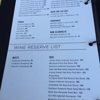 Topgolf - Drink menu - Golf Near Me - Las Vegas, Nevada