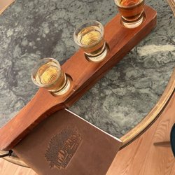 Neat pours flight (you pick your liquor for the flight)