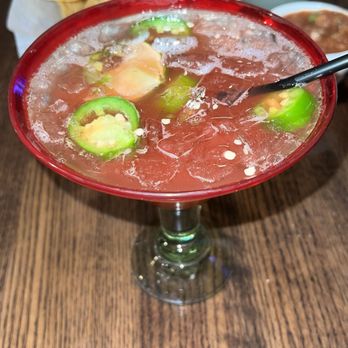 Rojo Mexican Grill - Strawberry jalapeño margarita - Soup Near Me - St. Louis Park, Minnesota