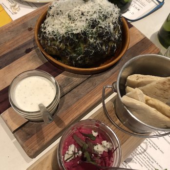Sixty Vines - Roasted cauliflower. Beet hummus. Soooo good. - New American Near Me - Dallas, Texas Sixty Vines - Roasted cauliflower. Beet hummus. Soooo good. - New American Near Me - Dallas, Texas