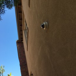 Here's 2 of the many cams I had installed by Security Camera Crew... very clean install!!!! No exposed cables!!!
