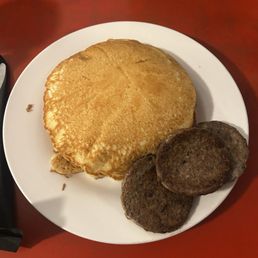 Four Pancakes w/ Sausage Patty