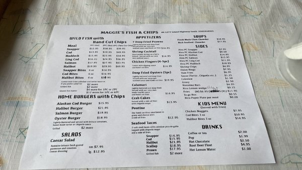 Menu photo 1 Maggie's Seafood Market Nanaimo, BC