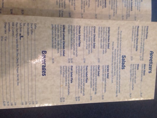 Menu photo 6 Timberwoods Family Restaurant Morganton, NC