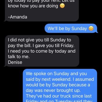 Rancho Los Coches RV Park - Text messages on how horrendous their customer service can be. - RV Parks Near Me - Lakeside, California Rancho Los Coches RV Park - Text messages on how horrendous their customer service can be. - RV Parks Near Me - Lakeside, California