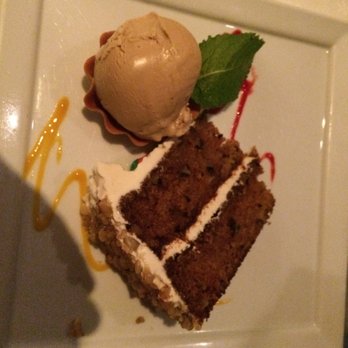 Ristorante da Benito - Carrot cake with coffee ice cream - Italian Near Me - Union, New Jersey Ristorante da Benito - Carrot cake with coffee ice cream - Italian Near Me - Union, New Jersey