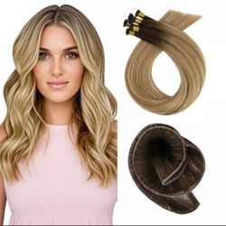 Hair by Mirikat Salon - Extension hair weft sew-in technique