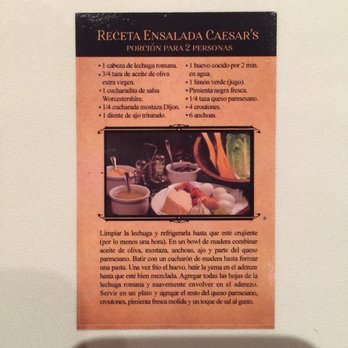 Restaurante Caesar's - Salad Near Me - Tijuana, BCN