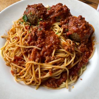Giordano's - Small Spaghetti with meat sauce and meat balls - Pizza Near Me - Chicago, Illinois Giordano's - Small Spaghetti with meat sauce and meat balls - Pizza Near Me - Chicago, Illinois