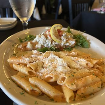 Vino E Pasta - Salmon special with pasta - Italian Near Me - Tampa, Florida Vino E Pasta - Salmon special with pasta - Italian Near Me - Tampa, Florida