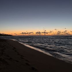 Beach at sunset