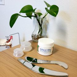 Provost Family Chiropractic - Tools used for instrument assisted soft tissue and muscle scraping (like Graston) and cupping equipment.