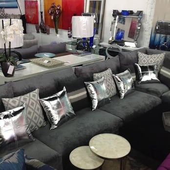 Modern Interiors - Metallic throw pillows - Interior Design Near Me - Brooklyn, New York