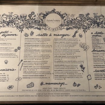 maman - Menu - Bakeries Near Me - New York, New York maman - Menu - Bakeries Near Me - New York, New York