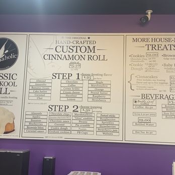 Cinnaholic - Menu - Desserts Near Me - Corona, California