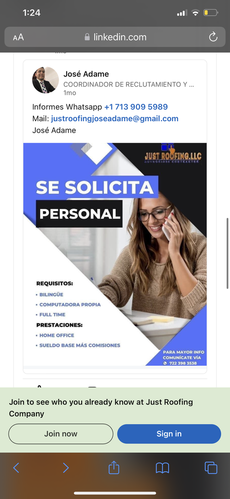 Slide of JUST ROOFING AND REMODELING