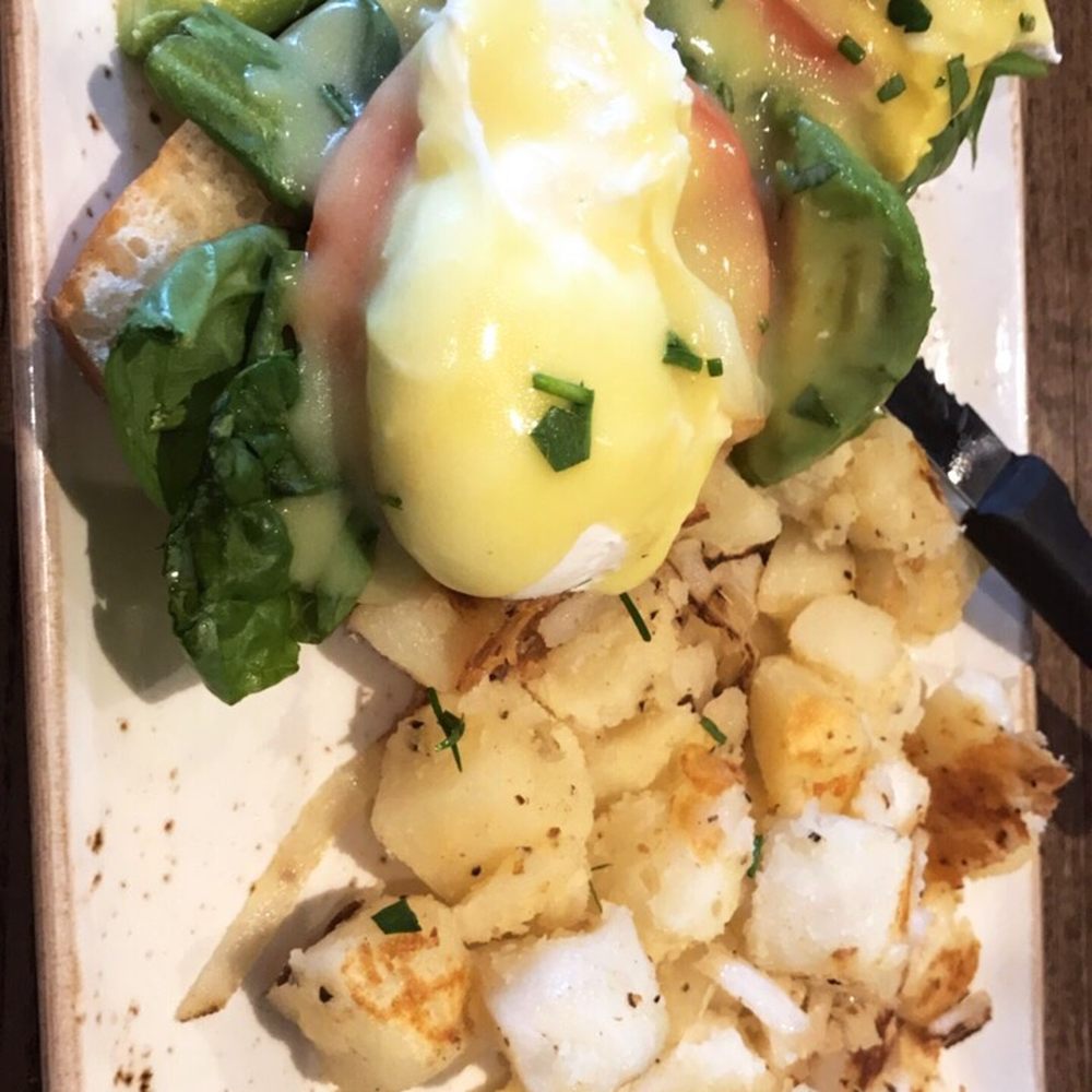 First Watch - Delicious food, cool plate and nice servers.. will definitely come back!! Benedict Eggs super yummy!! - Breakfast & Brunch Near Me - Houston, Texas