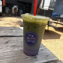 Blueberry Matcha Latte Blueberry Matcha Latte