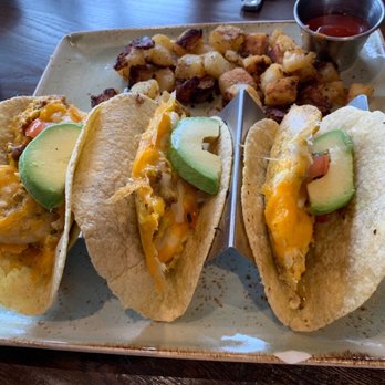 First Watch - Three wheat corn tortilla was great, but the Cajun chicken and chorizo mix was perfection! - Breakfast & Brunch Near Me - Austin, Texas First Watch - Three wheat corn tortilla was great, but the Cajun chicken and chorizo mix was perfection! - Breakfast & Brunch Near Me - Austin, Texas