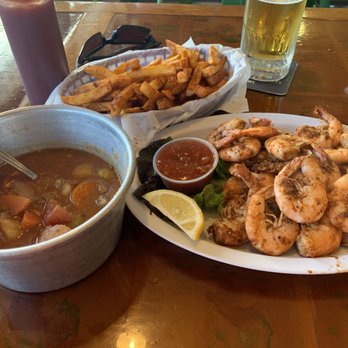 Chowder Ted's - Peel and eat shrimp  Half pot of chowder  Cajun fries - Seafood Near Me - Jacksonville, Florida