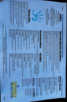 Menu photo 1 Friendly Waves Koloa, HI Menu photo 1 Friendly Waves Koloa, HI