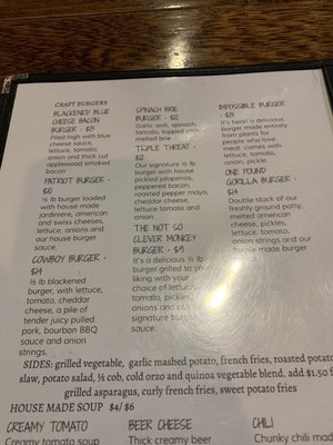 Menu photo 5 Clever Monkey Craft Grill & Bar Osprey, FL Menu photo 5 Clever Monkey Craft Grill & Bar Osprey, FL