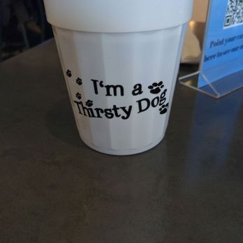 Pub Dog Brewing Company - a white cup with a qr code on it - Brewpubs Near Me - Westminster, Maryland